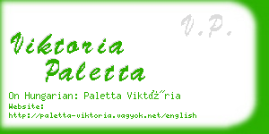 viktoria paletta business card